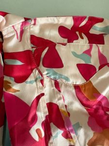 Floral Print Corset Top