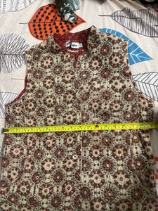 Fab India Cotton Nehru Jacket