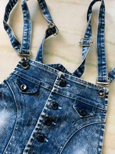 Blue Denim Overalls