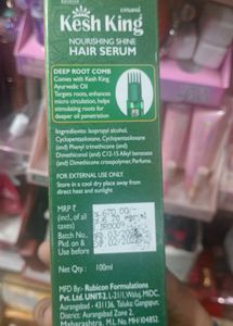 Kesh King🤯 Hair Serum 50per Off🤯