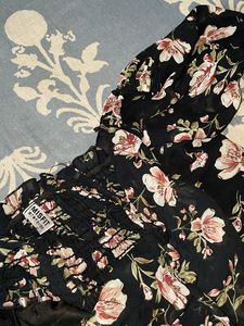 Chic Floral Print Midi Dress