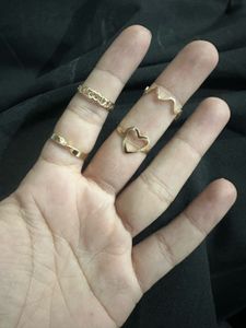 Gold Tone Ring Set (9pcs)