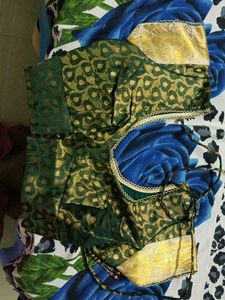 Kaithari Set Mundu With Medium Size Stiched Blouse