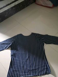 Striped Blue Kurta