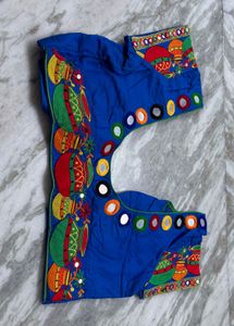Vibrant Lehenga Choli Set with Mirror Work