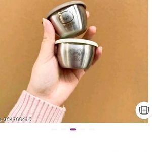 Cute Bear Stainless Steel Bowl