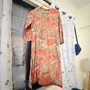 Beautiful Floral Print Kurta