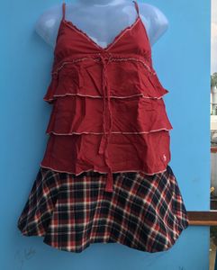 Cute Red Cami Top