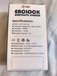 EVM Enclock Bluetooth Speaker