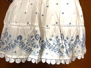 White Embroidered Kurta