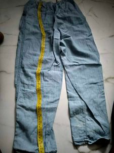 Light Blue Casual Pants