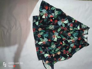 Elegant Floral Print Long Sleeve Top