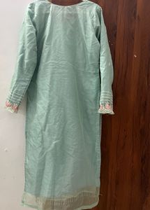 Embroidered blue Kurta set