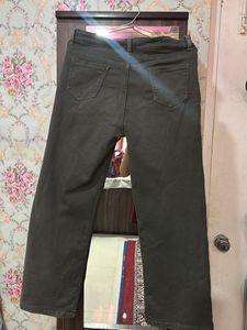 Olive Green straight Fit jeans