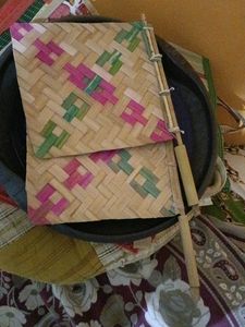 Handwoven Bamboo Fan