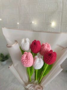 Crochet Tulip Bouquet