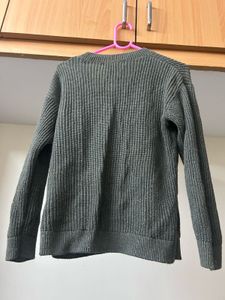 H&amp;M Green Knit Pullover Sweater