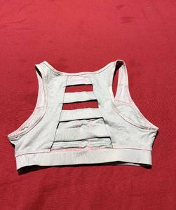 Forever 21 Light Beige Sports Bra