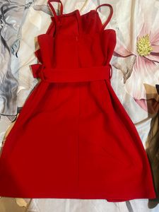 Classy Red Short Dress