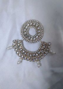 Stunning Antique Gold Earrings with Pearls