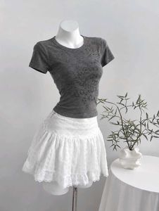 Y2K Layered Grommet Top