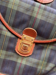Vintage Classic Plaid Bag slight imperfection