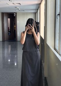 Elegant Pinstripe Maxi Dress