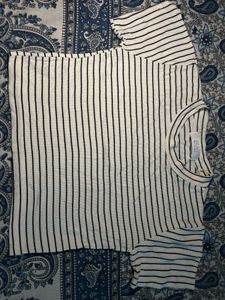 Striped Knit Top