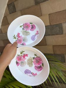 Set of 2 Decorative Serving Bowls