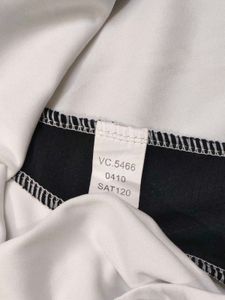 Men's White &amp; Black Sports Jersey