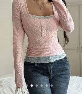 Pink Lace Top Savana