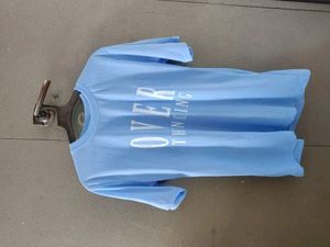 Blue Graphic Tee - "Over Thinking"