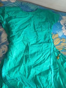 Beautiful Green Kurta Set with Embellishments