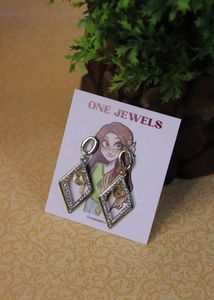 Anti tarnish earrings two for 130