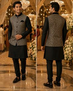 Elegant Brocade Nehru Jacket