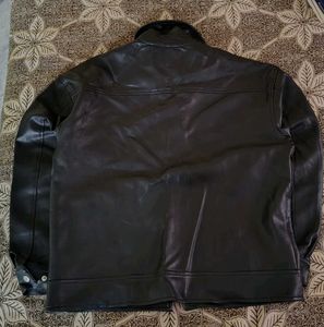 CODE Classic Black Leather Jacket
