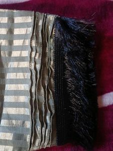 Striped Palazzo Pants with Tassel Detail