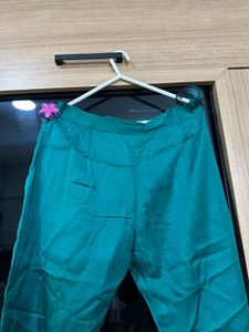 Embroidered Teal  co-ord ser