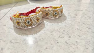 Embellished bangles with Tassels