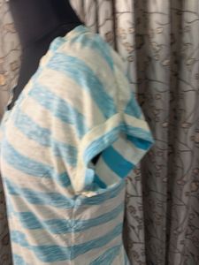 Striped V-Neck T-Shirt