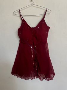 Burgundy Festive Co-ord Set