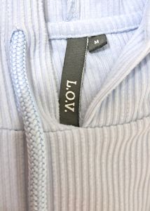 Exclusive Light Blue Sweatshirt With Hoodie