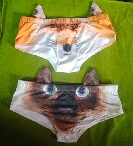 3D Cute Animal Face Panties
