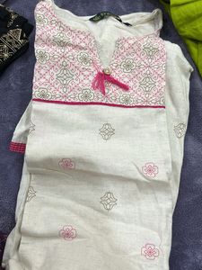 Avasa White Kurta (L)size