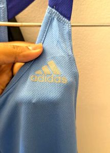 Adidas Blue Athletic Tank Top
