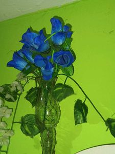 Unique Vase with Artificial Flowers