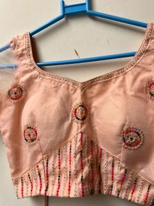 Designer Embellished Lehenga Skirt blouse nd duptt