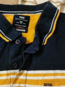 Men's Striped Polo T-Shirt