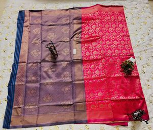 New South Indian banarsi Saree with blouse piece