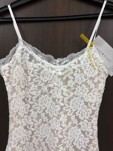 Elegant white floral lace mini dress💕